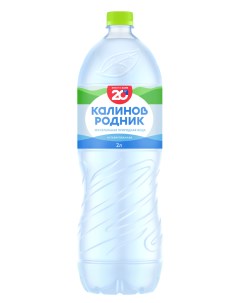 Вода артезианская негазированная пластик 2 л Калинов родник