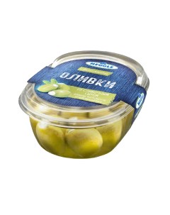 Оливки со сливочным сыром бзмж 210 г Meggle