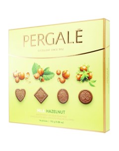 Шоколадные конфеты Milk Hazelnut с лесным орехом 110 г Pergale