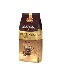 Кофе в зернах Platinum Сrema 500 г Ambassador