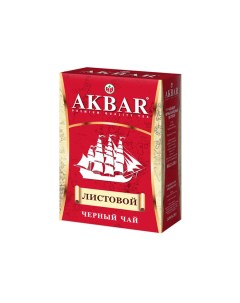 Чай черный Корабль байховый 200 г Akbar
