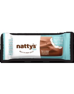 Батончик Go Coco шоколадный с мякотью кокоса в молочном шоколаде 45 г Nattys