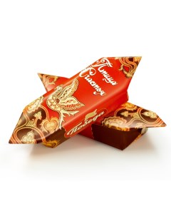 Конфеты Птица счастья вафельные с начинкой из тертого миндаля в шоколаде 1 кг Победа вкуса
