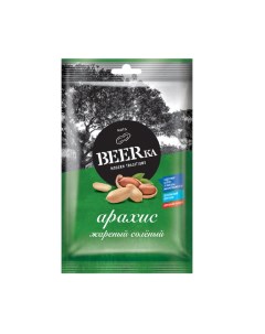 Арахис жареный соленый 90 г Beerka