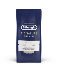 Кофе в зернах Signature coffee Mild Blend 1 кг Delonghi