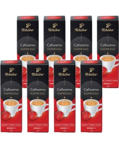 Кофе в капсулах Cafissimo Espresso Elegant 8 упаковок по 10 шт Tchibo