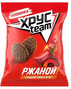 Сухарики ржано пшеничные сладкий чили в огне 60 г Хрусteam