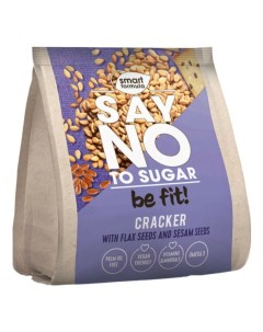 Крекер Say No to Sugar be Fit с кунжутом и семенами льна 180 г Smart formula
