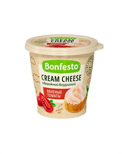 Сыр творожный Cream Cheese со вкусом вяленых томатов 65 125 г Bonfesto