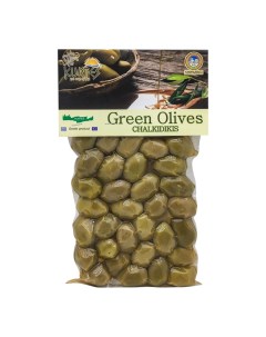 Оливки зеленые с косточкой Халкидики 250 г Kurtes
