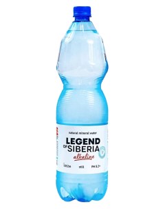 Вода минеральная негазированная 1 5 л Legend of siberia