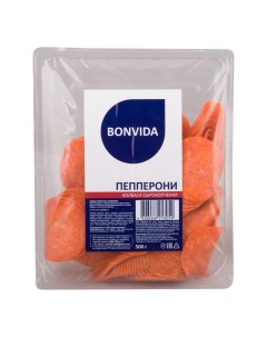 Колбаса Пепперони полусухая сырокопченая 500 г Bonvida