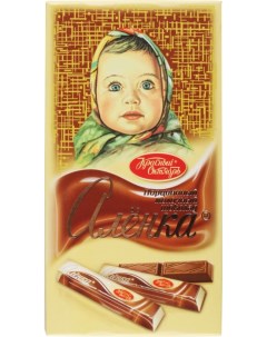 Шоколад молочный Аленка порционный 100 г Красный октябрь