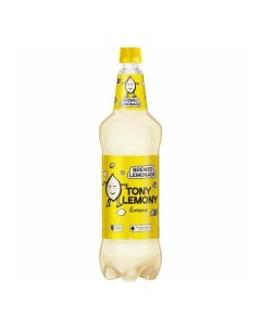 Газированный напиток Tony Lemony Лимон со вкусом и ароматом лимона 1 25 л Nobrand