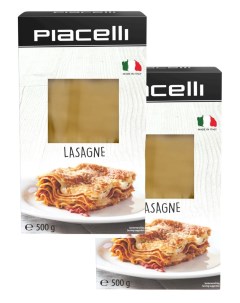 Макароны Lasagne Лазанья 2 шт по 500 г Piacelli