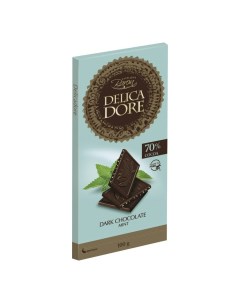 Шоколад Delicadore темный со вкусом мяты 100 г Baron