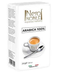 Кофе молотый Arabica 100 250г Neronobile