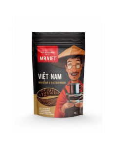 Кофе Mr Viet молотый в растворимый 75 гр Mr. viet