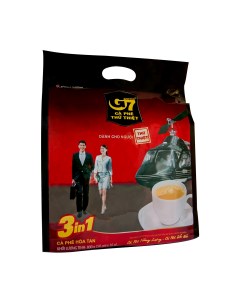 Кофе растворимый G7 3in1 50 пак 16 г Trung nguyen