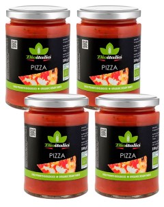 Соус томатный для Пиццы 350 гр 4 шт Bioitalia