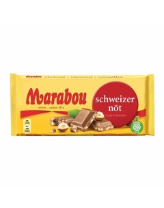 Шоколад с дробленым фундуком 200 г Marabou