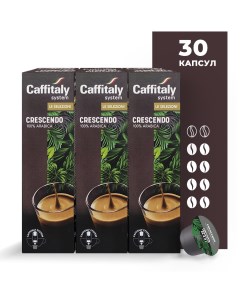 Кофе в капсулах Ecaffe Crescendo 30 капсул Caffitaly