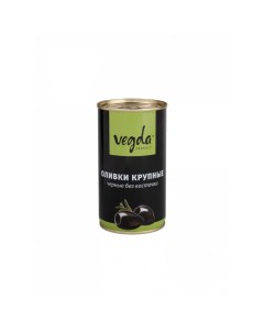 Оливки черные product крупные бк жестяная банка Vegda