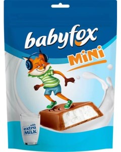 Конфеты mini с молочной начинкой 120 г Babyfox