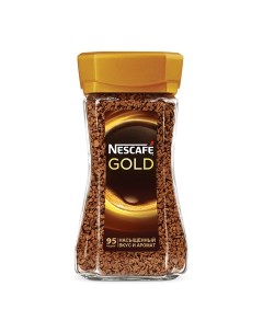 Кофе крепкий Gold натуральный растворимый сублимированный 190 г Nescafe