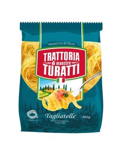 Макаронные изделия Turatti Tagliatelle Гнезда 450 г Trattoria di maestro