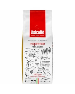 Кофе в зернах Espresso 100 Arabica 1 кг Italcaffe