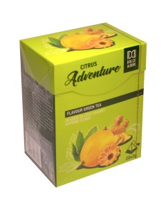 Чай зеленый Citrus adventure в пакетиках 2 5 г 20 шт Dolce albero