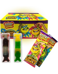 Мармелад Crazy Gummy Мармеладная Сороконожка 15 гр Упаковка 36 шт Nobrand