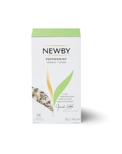 Чай травяной мята перечная 25 пакетиков Newby