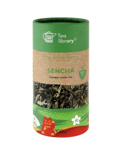 Чай Сенча зеленый листовой 100 г Чайная библиотека