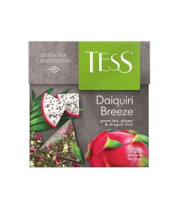 Чай зелёный Daiquiri Breeze в пирамидках 20 пакетиков Tess