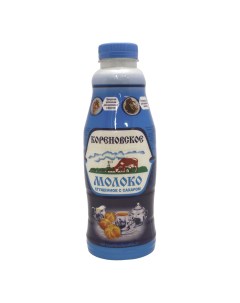 Сгущенное молоко с сахаром 0 2 БЗМЖ 850 г Кореновское