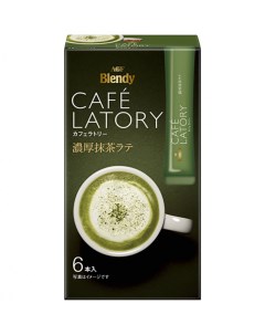 Чай зеленый растворимый Cafe Latory Бленди латте в стиках 6 шт Agf