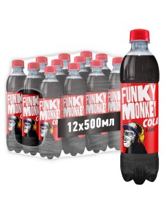 Газированный напиток Cola Classic 0 5 л 12 шт Funky monkey