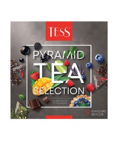 Набор чая 9 видов чая и чайных напитков в пирамидках 45 пакетиков Tess