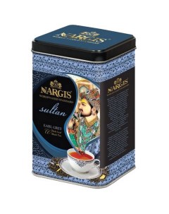 Чай черный Sultan Tgfop листовой с добавками 200 г Nargis