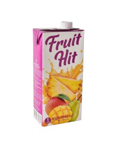 Напиток сокосодержащий мультифрукт 1 л Fruit hit