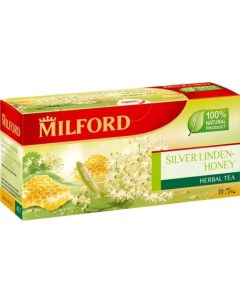 Чай травяной Silver Linden Honey 20 пак Милфорд
