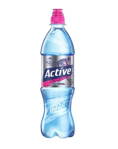 Вода питьевая Active Малина негазированная 0 5 л Aqua minerale