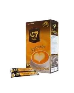 Кофе растворимый Чунг Нгуен G7 cappuccino hazelnut в саше 12 18 г Trung nguyen