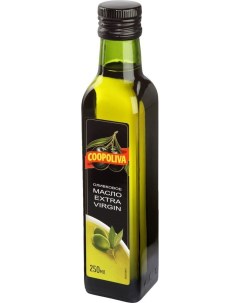 Масло оливковое нерафинированное extra virgin 250 мл Coopoliva