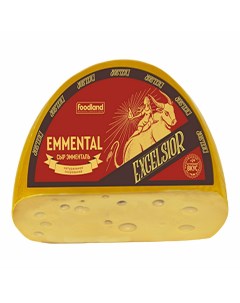 Сыр полутвердый Emmental 45 БЗМЖ 3 5 кг Excelsior