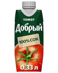 Сок томатный с мякотью 0 33 л Добрый