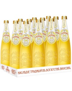 Газированный напиток Винтажный Лимонад Классический 0 5 л х 12 шт Калиновъ лимонадъ