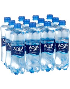 Вода питьевая газированная 12 шт по 0 5 л Aqua minerale